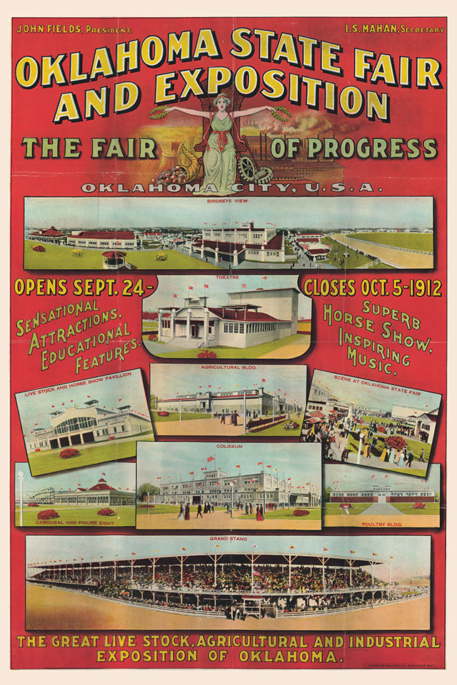 1912 Oklahoma State Fair Poster