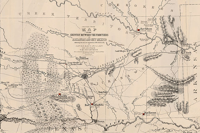 Map of the Country Between the Frontiers