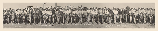 First Annual Road Race of the Oklahoma City Motorcycle Club, 1912