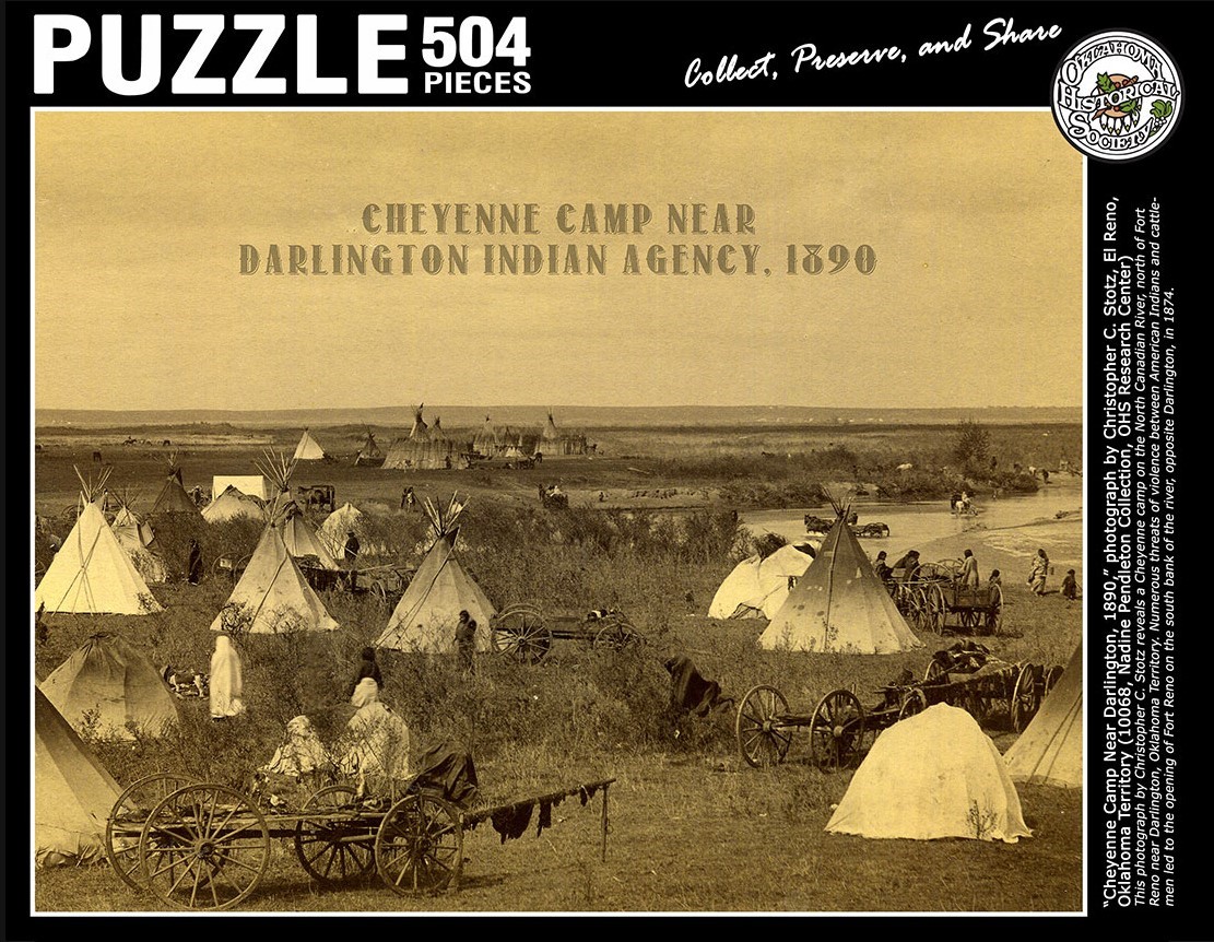 Cheyenne Camp Near Darlington, 1890 (504 piece)