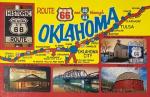 Playing cards featuring historic images of Route 66 in Oklahoma