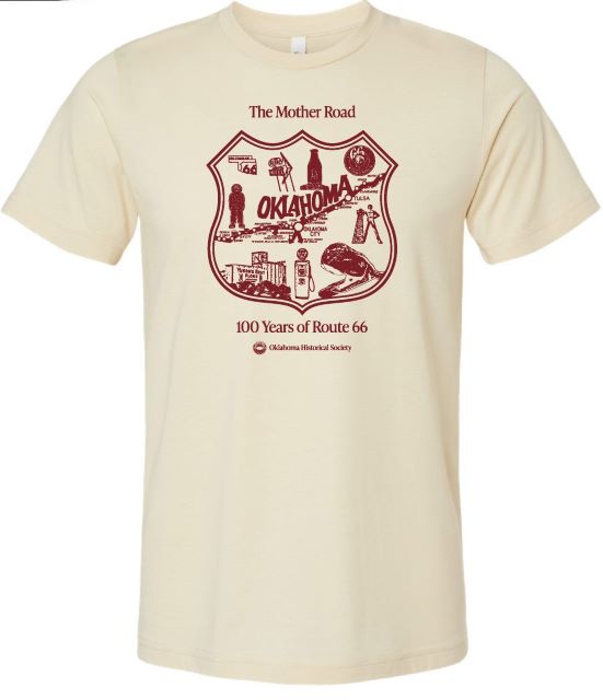 Mother Road Route 66 T-shirt Cream