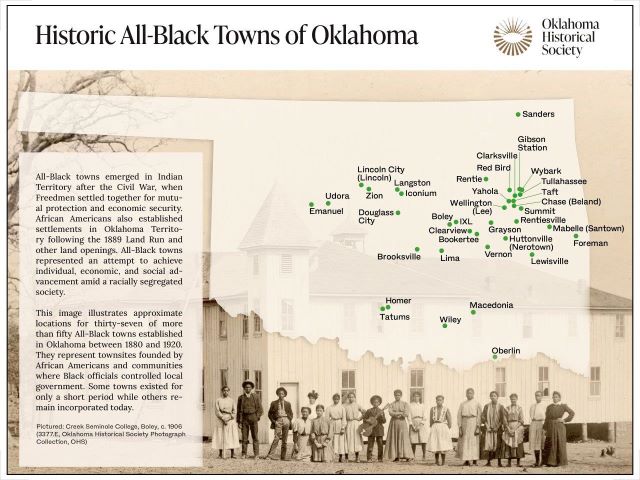 Historic All Black Towns of Oklahoma