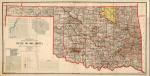 First official State of Oklahoma Map, 1907 (large)