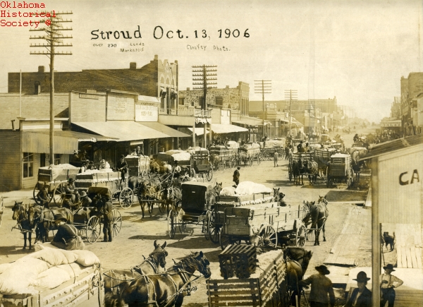 1906 Cotton Harvest in Stroud, Oklahoma Territory